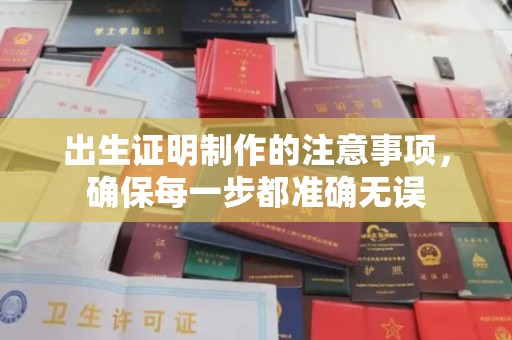 迁安市出生证明制作的注意事项，确保每一步都准确无误
