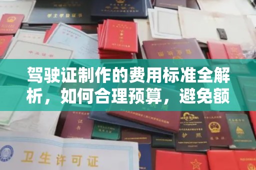 迁安市驾驶证制作的费用标准全解析，如何合理预算，避免额外支出